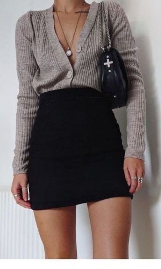 Fashion Cardigan como blusa 