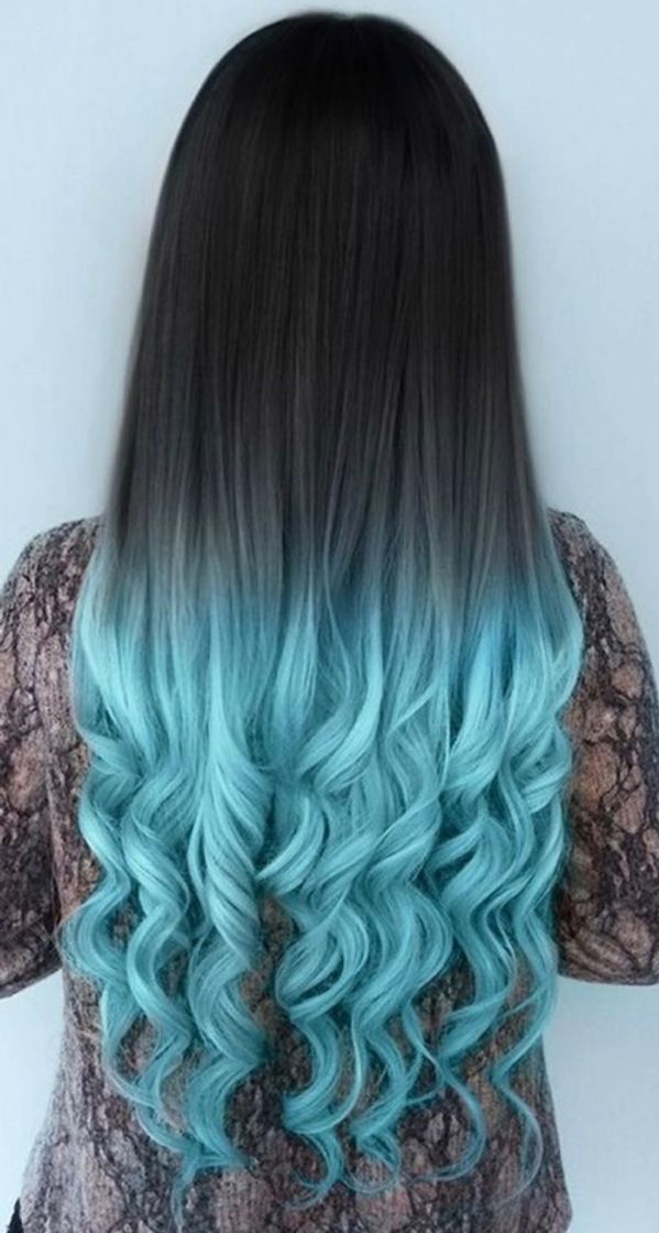 Moda Cabello azul🔵