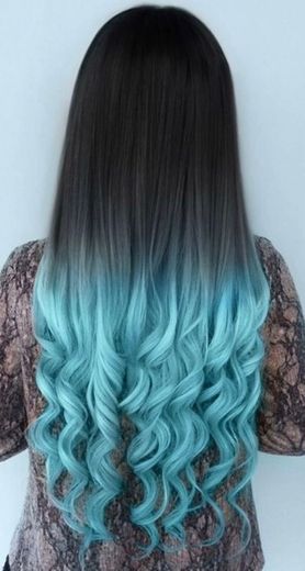 Cabello azul🔵