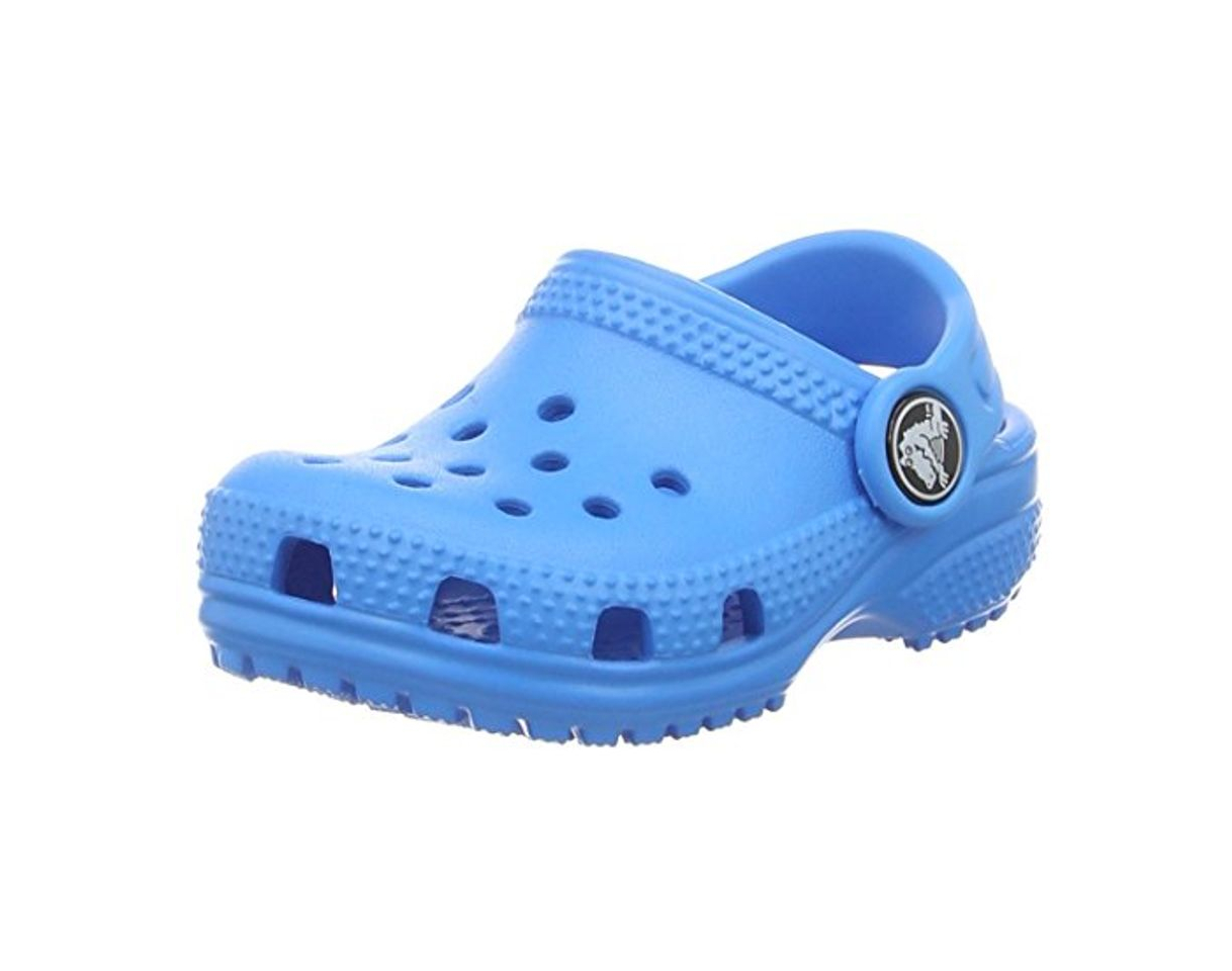 Social Crocs Classic Clog Kids Roomy fit Zuecos Unisex niños, Azul