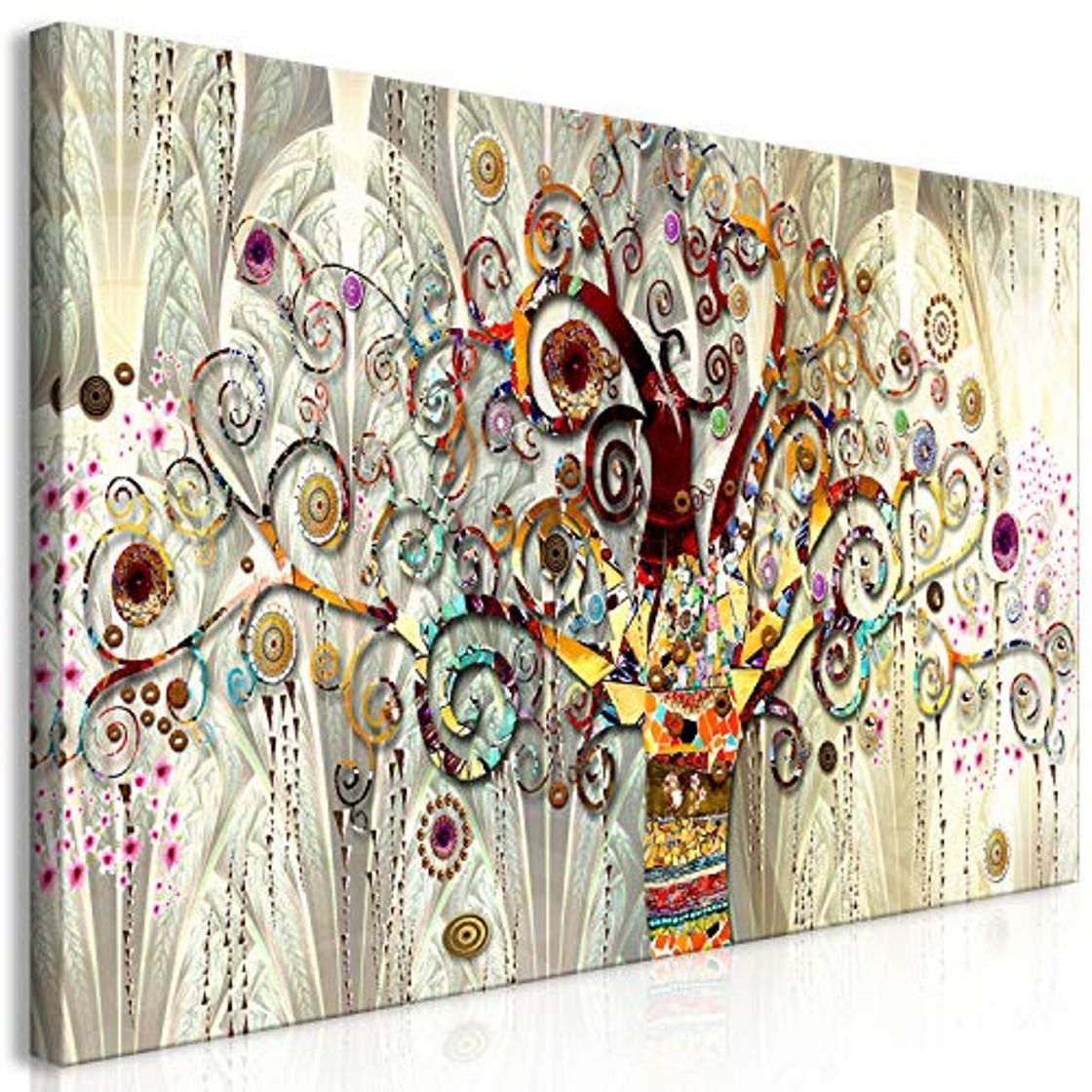 Home murando Cuadro Gustav Klimt 140x70 cm impresión en Material Tejido no Tejido