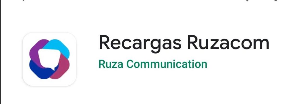 App Recargas Ruzacom 💲📳