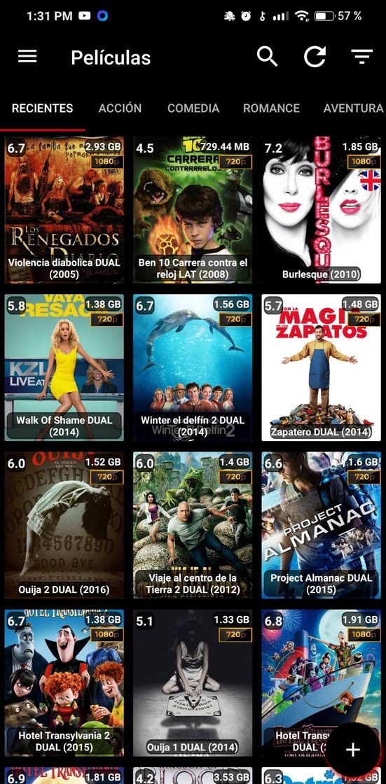 App Movie - Cine Móvil 