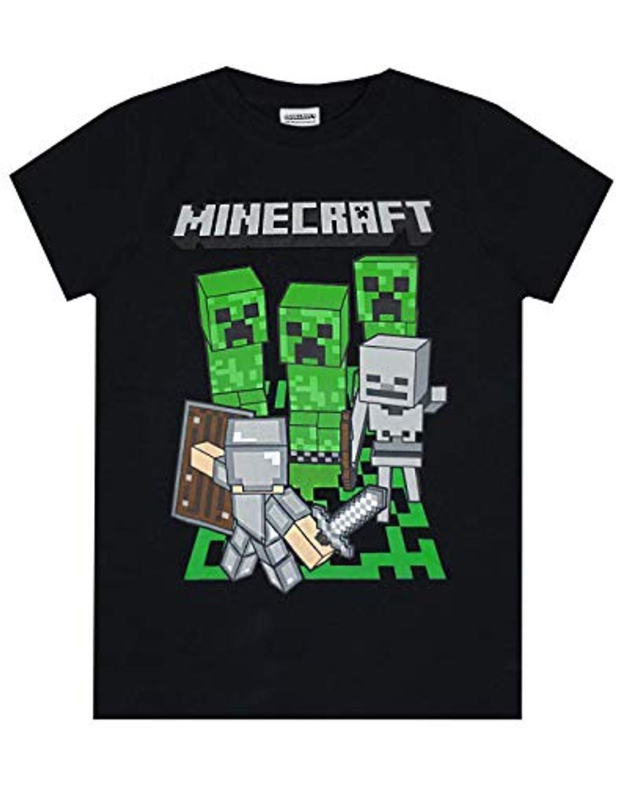 Social Minecraft - Camiseta de manga corta oficial modelo Minecraft Adventure para niños