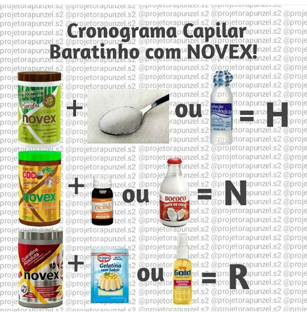 Moda Cronograma capilar baratinho 🥰