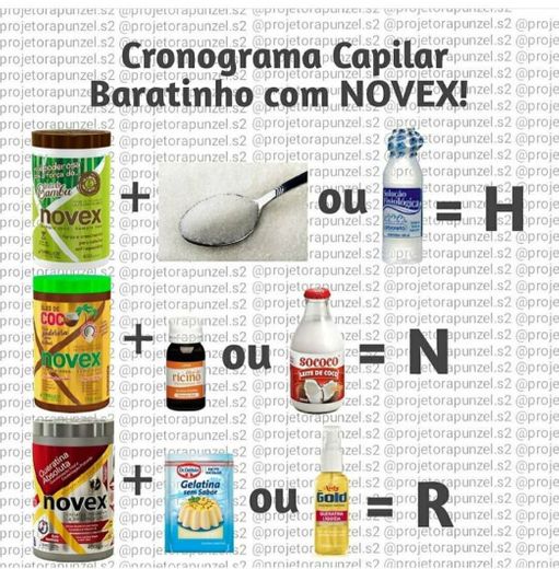 Cronograma capilar baratinho 🥰