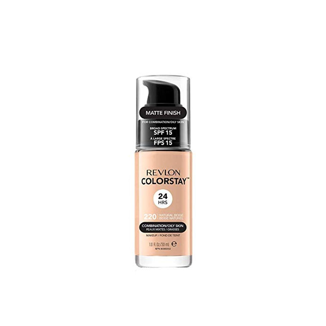 Social Revlon Colorstay 24H, Base de maquillaje para rostro, para cutis mixto/graso, SPF15,