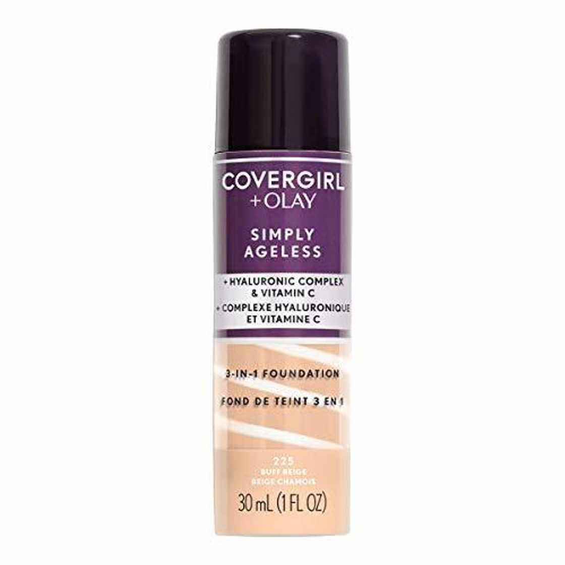 Belleza COVERGIRL - Smiply Ageless 3-in-1 Liquid Foundation Buff Beige 225-1 fl. oz.