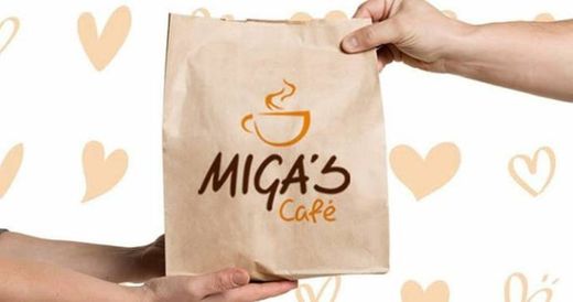 MIGA'S café, un sitio ideal para comer y compartir. 