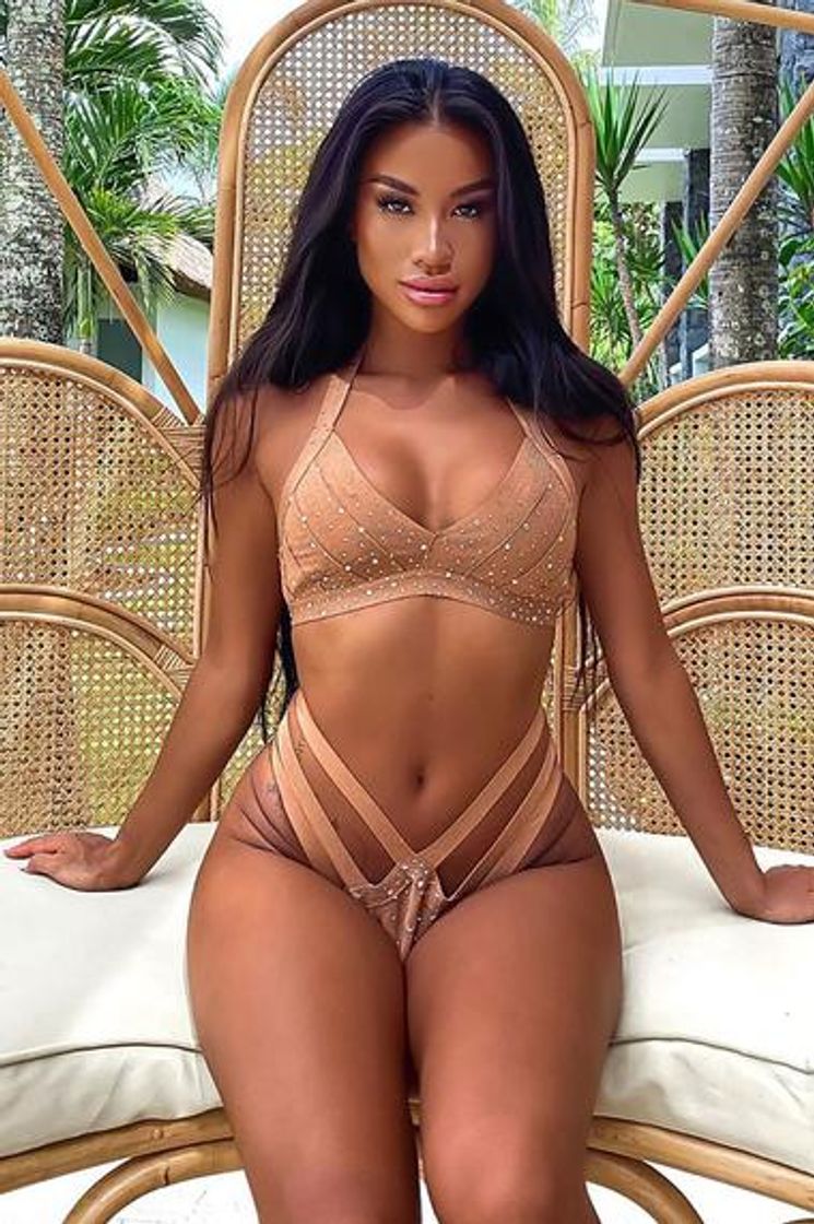 Social Glitz And Glamour 2 Piece Bandage Set - Mocha – Fashion Nova