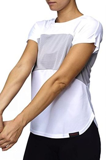 Sundried Camisa para Mujeres para Entrenamiento y Running Ropa de Gimnasio para