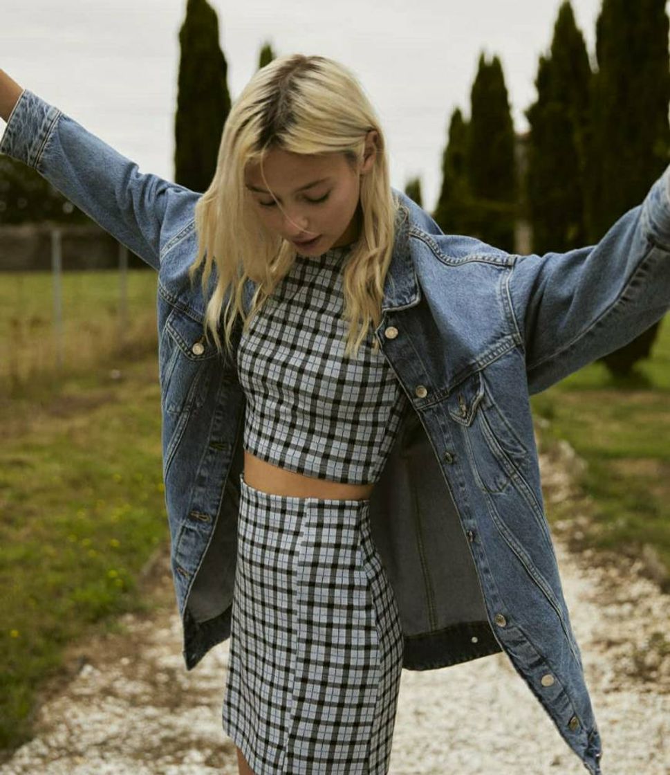 Las faltas a cuadros la última moda