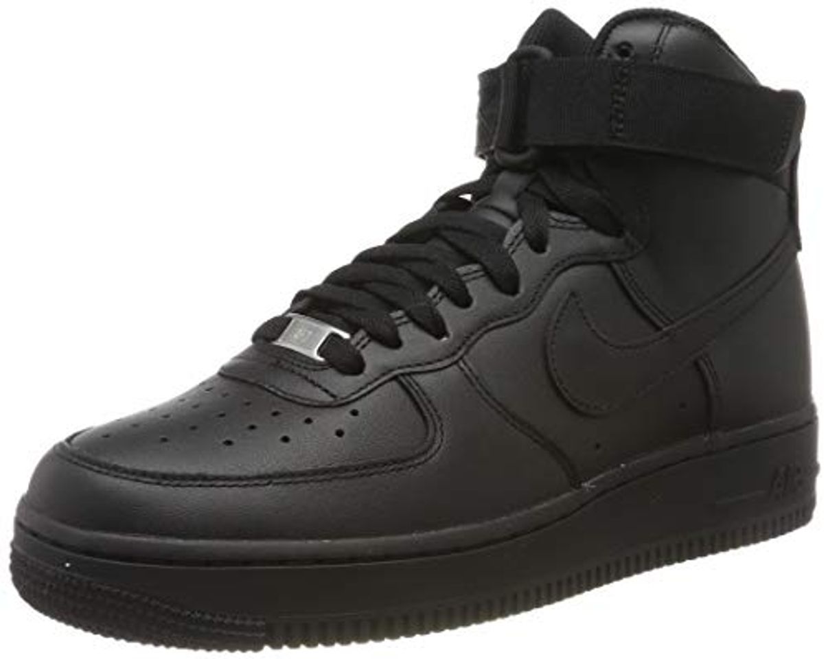 Fashion Nike Wmns Air Force 1 High, Zapatos de Baloncesto para Mujer, Negro