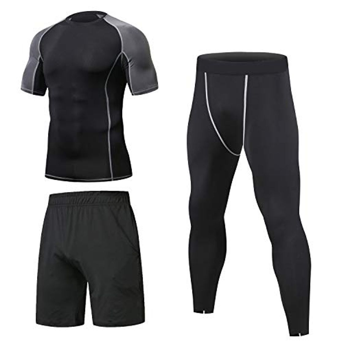 Moda Niksa 3 Piezas Conjunto de Compresion Hombre