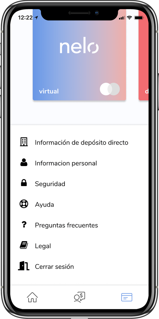 App Tarjeta Nelo