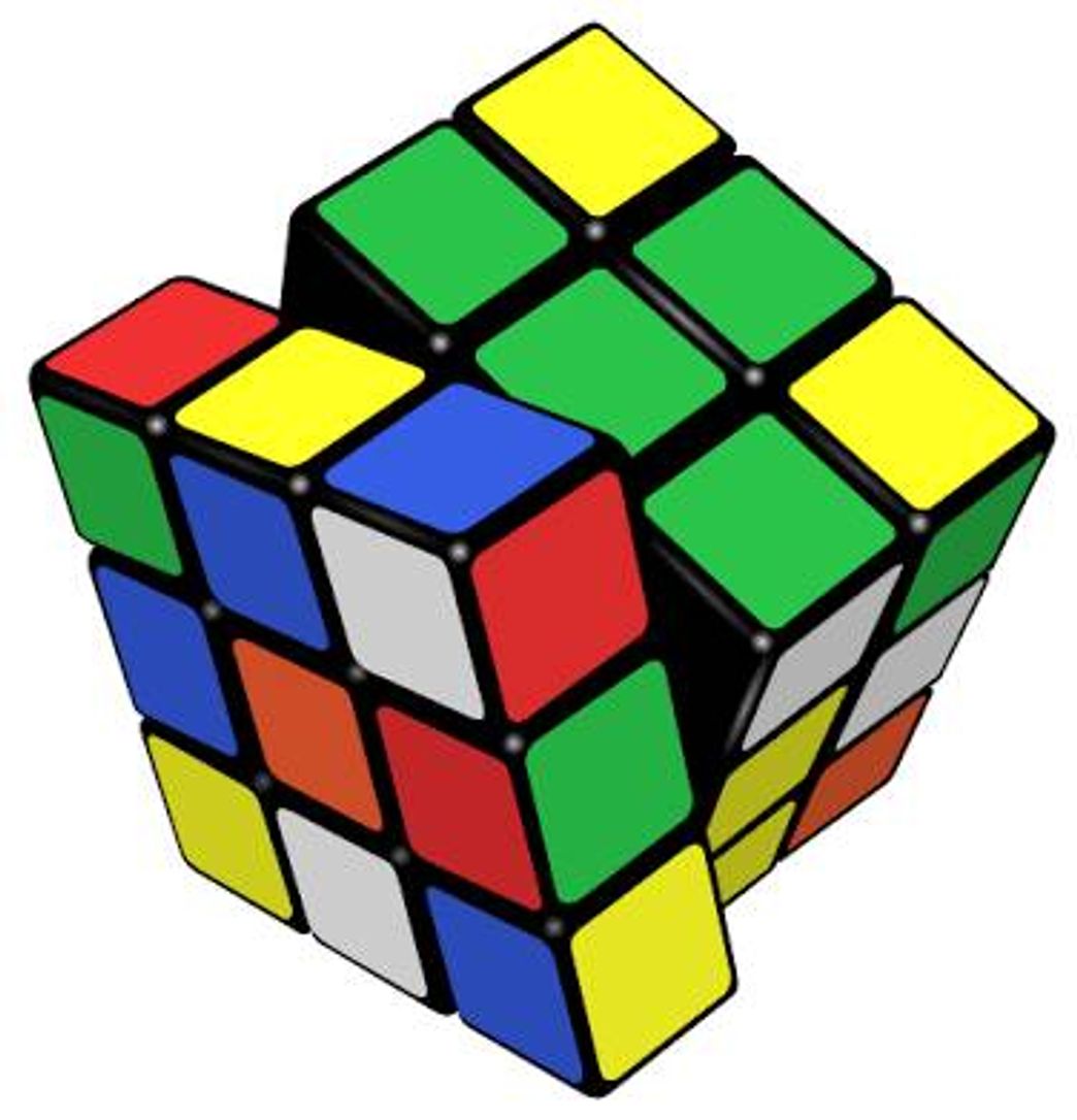 Moda Cubo rubik