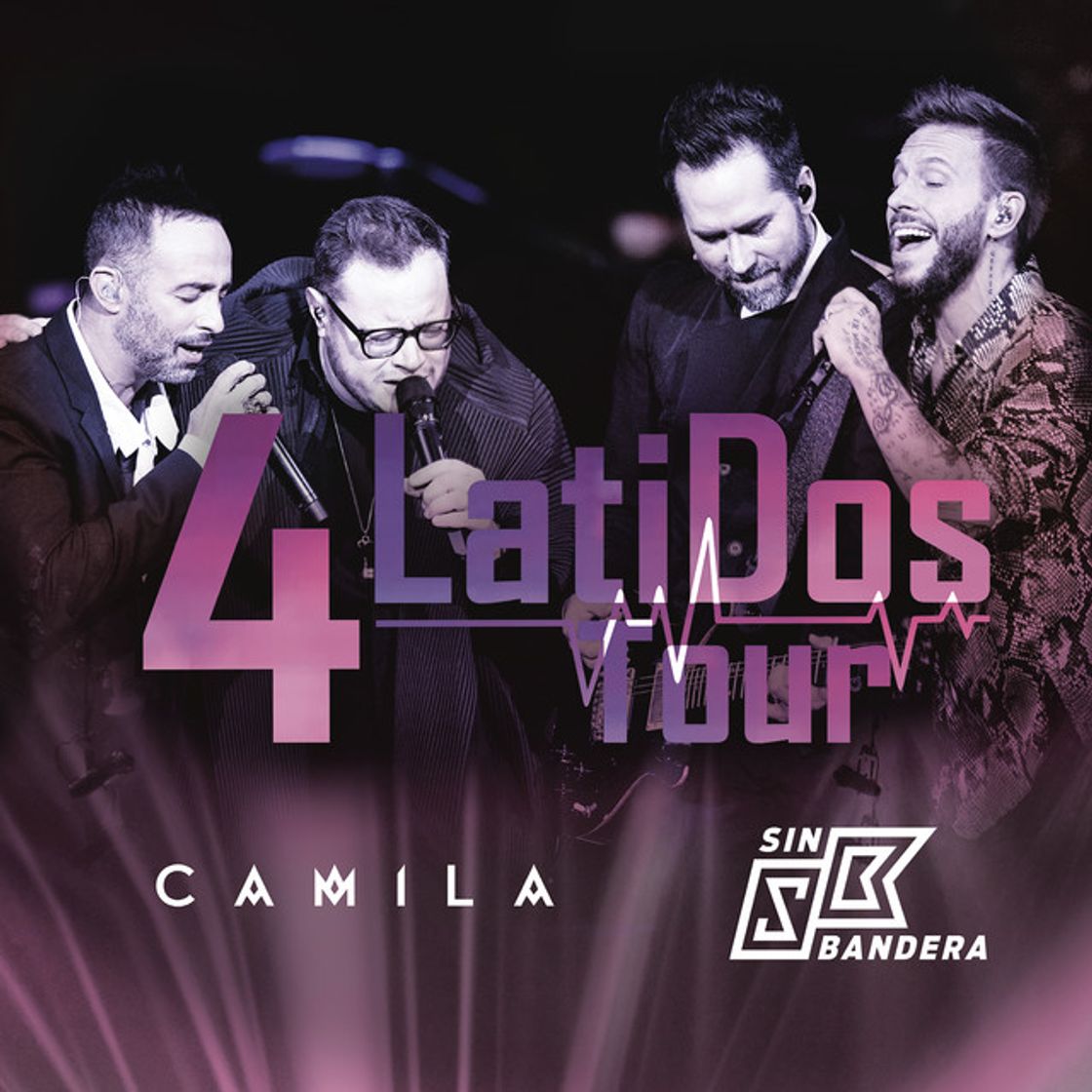 Canción Te Vi Venir - 4 Latidos Tour - En Vivo