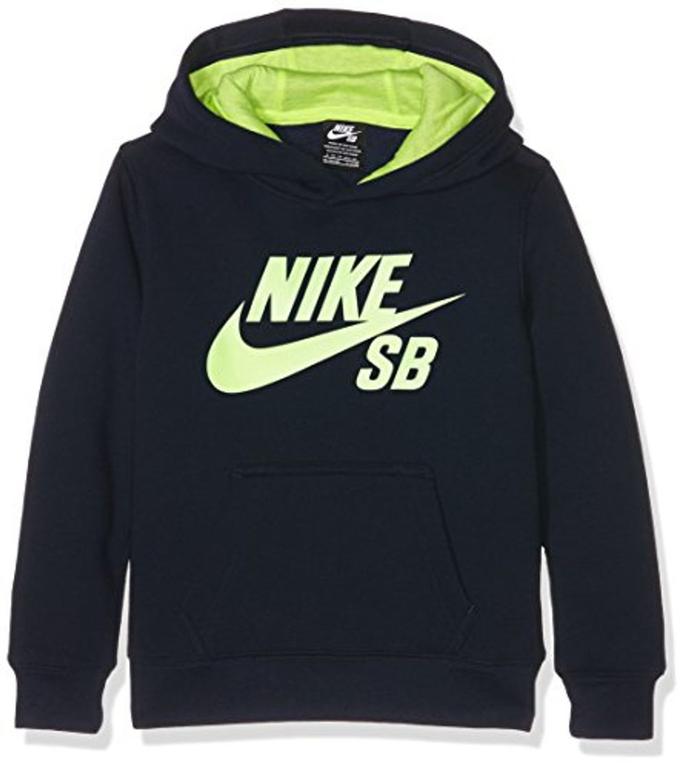 Moda NIKE SB Logo Fleece Pullover suéter, Azul