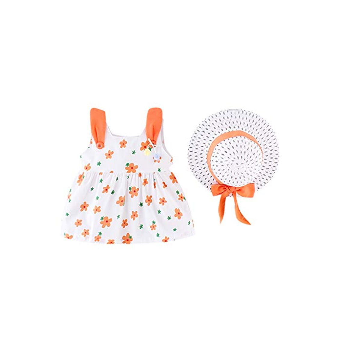 Moda YGbuy Estampado de Cereza Ropa Bebe Niña,Casual Lindo Vestido de Niña Imprimiendo