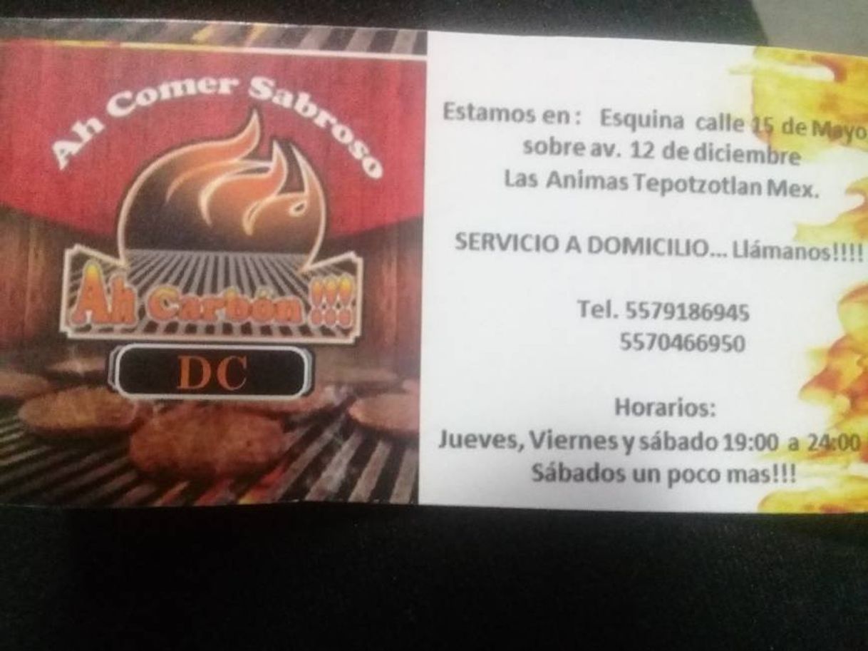 Restaurantes Ah Carbón!