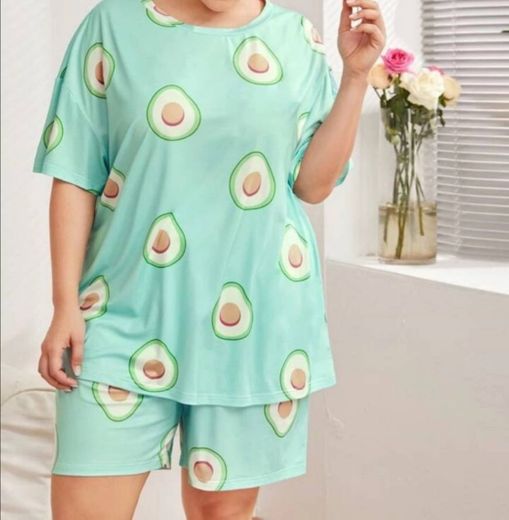 Conjunto pijama aguacate