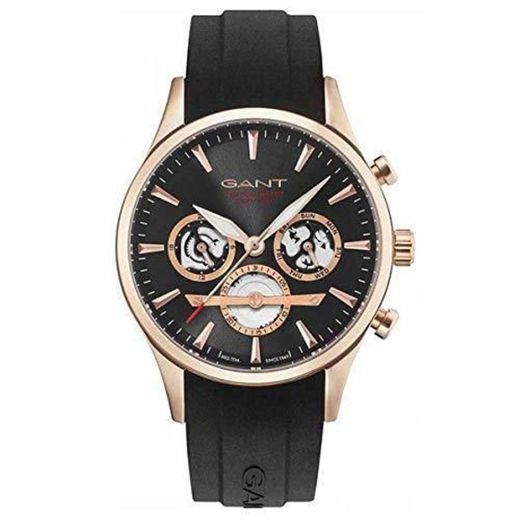 Gant Reloj Analógico para Hombre de Cuarzo con Correa en Caucho 7640165599716