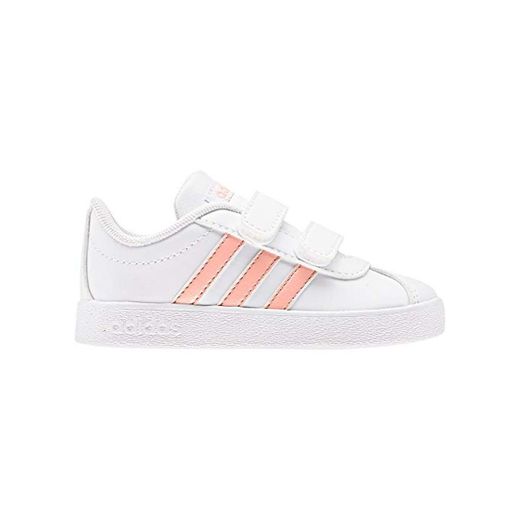 Adidas VL Court 2.0 CMF I, Zapatillas de Estar por casa Bebé