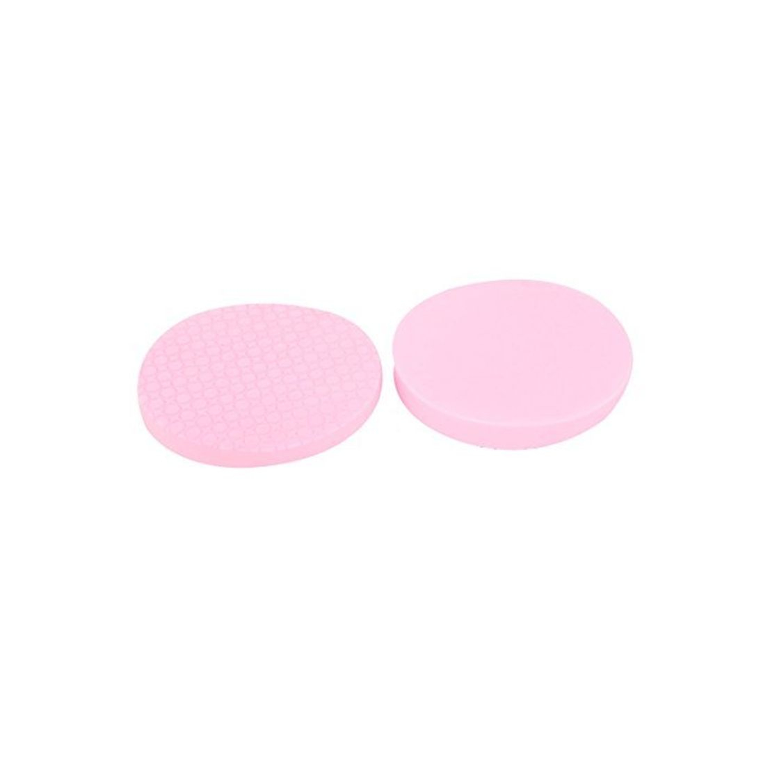 Products Rodada em forma de esponja de limpeza Facial sabão em pó Puff 2pcs rosa