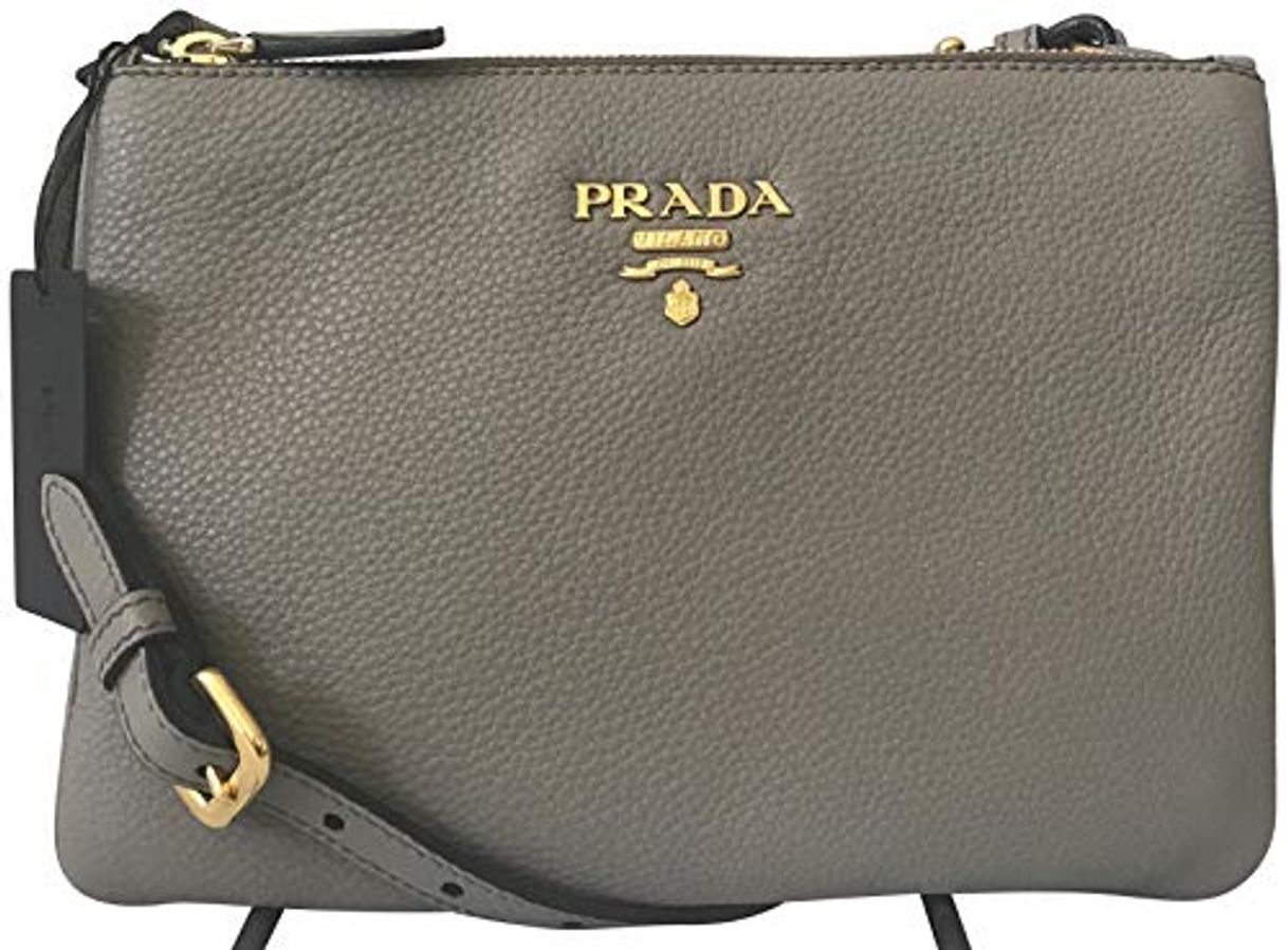 Fashion Prada Dove Gray Vitello Phenix