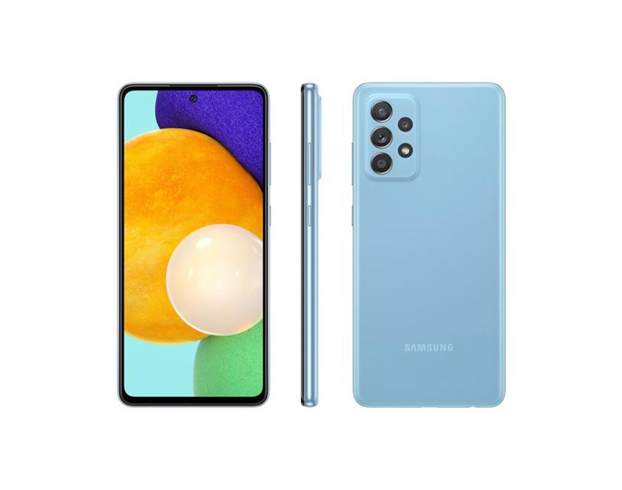 Social Smartphone Samsung Galaxy A52 128GB Azul 4G - 6GB RAM Tela 6,5”