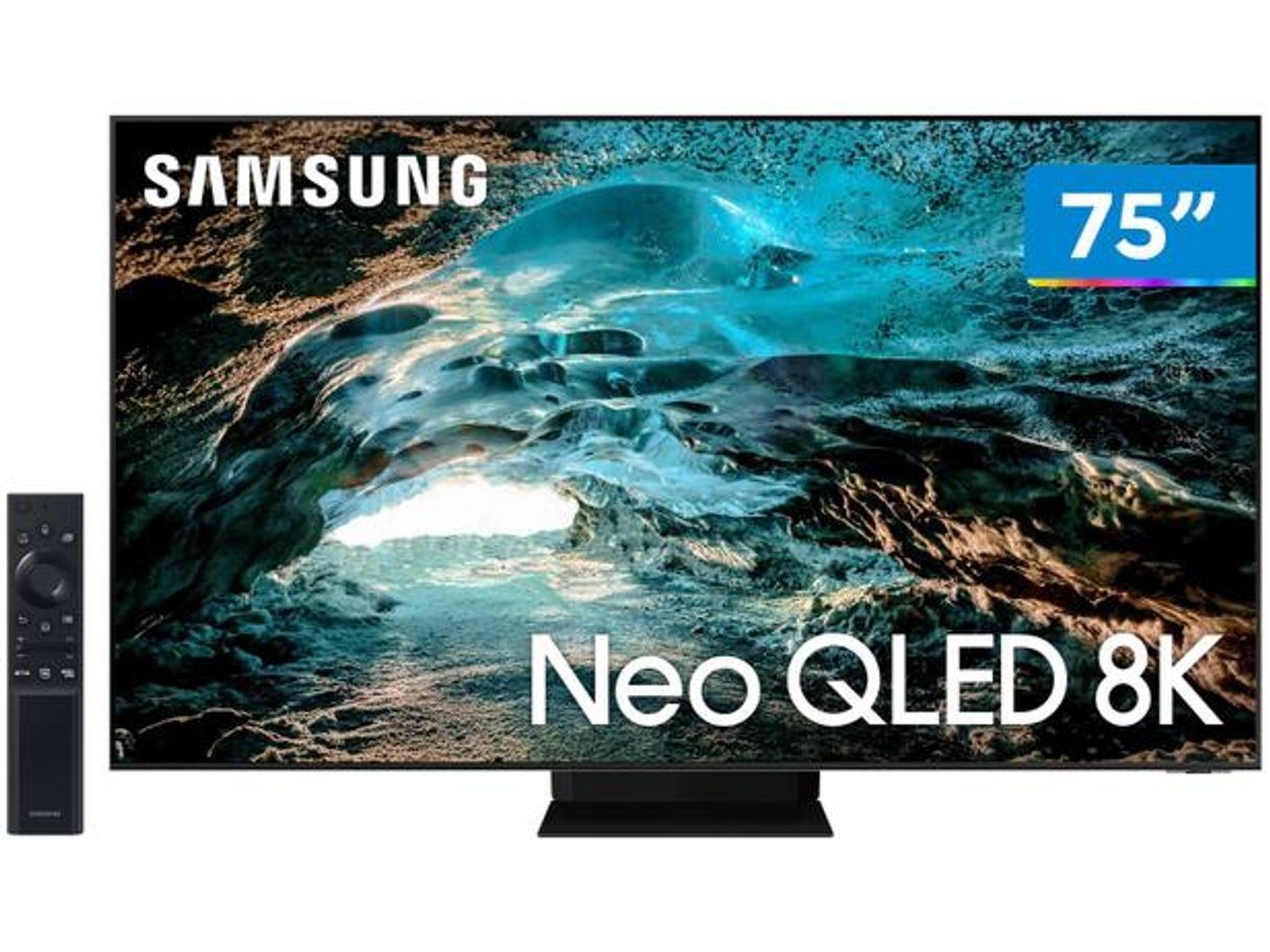 Social Smart TV 75” 8K NEO QLED Mini Led Samsung 75QN800A