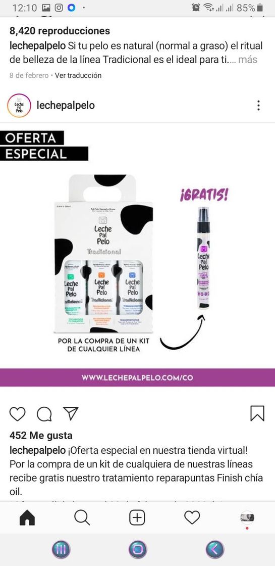 Moda Leche pal pelo. 