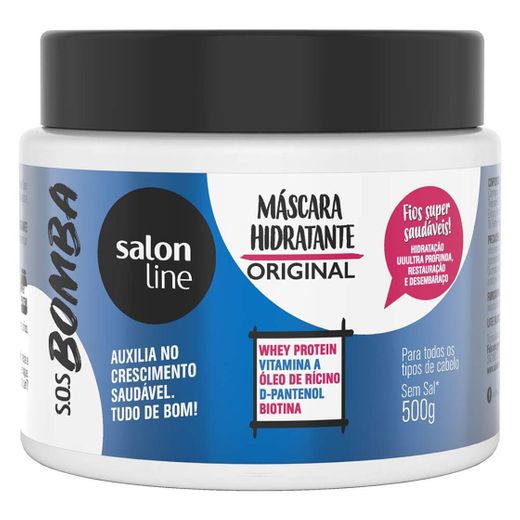 Máscara Hidratante Capilar Salon Line S.O.S Bomba Original 500g ...