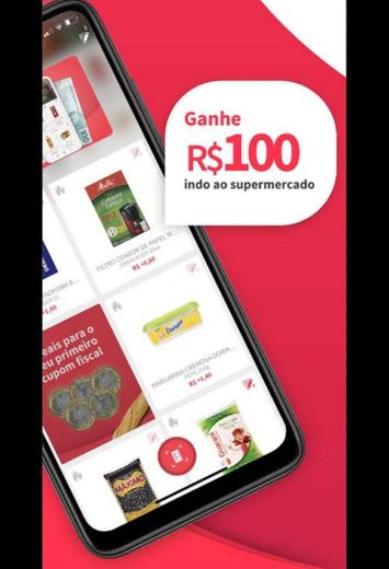 App de COMPRAS com cashbacks