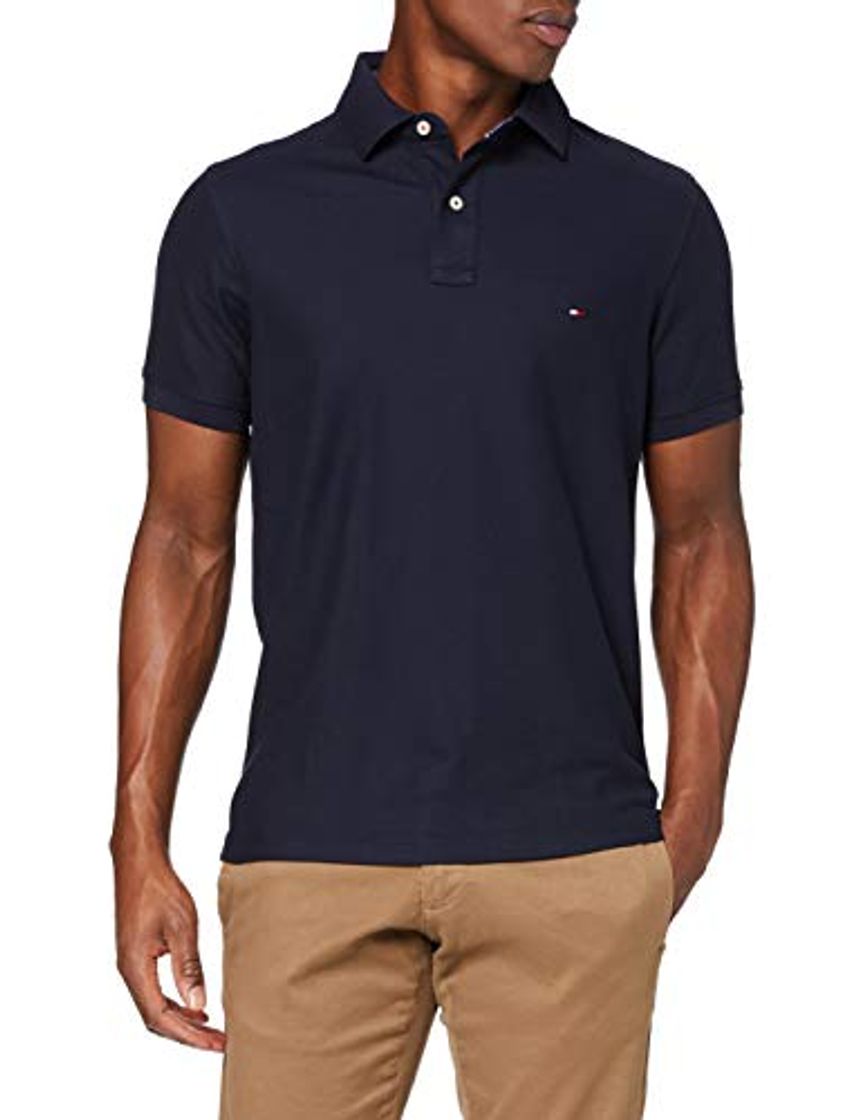 Social Tommy Hilfiger Core Hilfiger Slim Polo, Azul