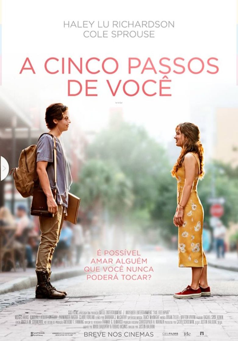 Película A CINCO PASSOS DE VOCÊ 