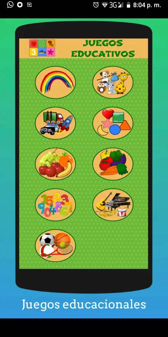 Aplicaciones Preschool Kids Learning Games: ABC, Numbers, Color - Google Play