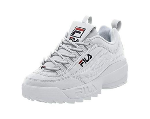 Fila Disruptor II - Zapatillas para Hombre, Blanco