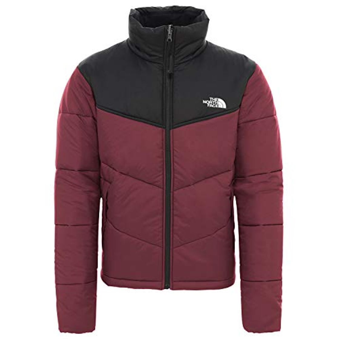 Moda North Face Saikuru chamarra pequeña granate profundo rojo