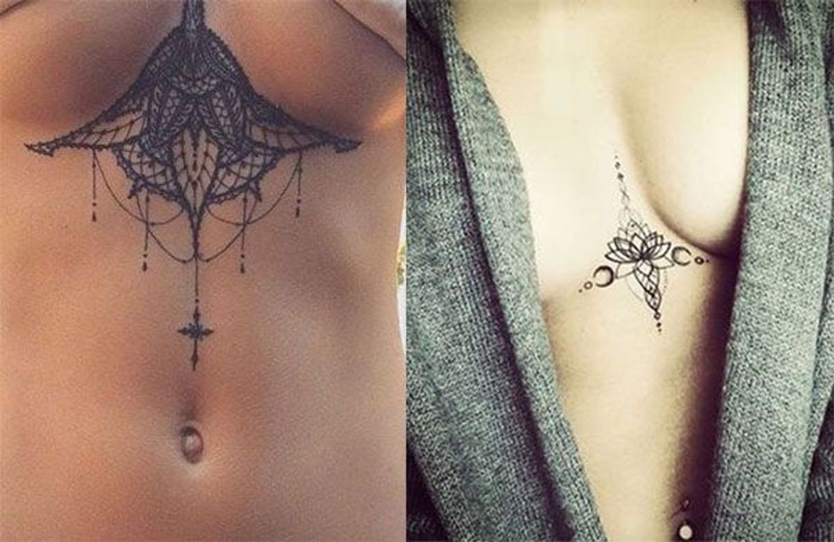 Fashion Tatuajes en el pecho mujer