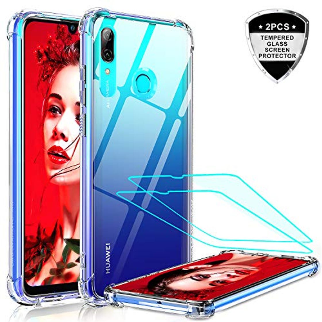 Electrónica LeYi Funda Huawei P Smart 2019