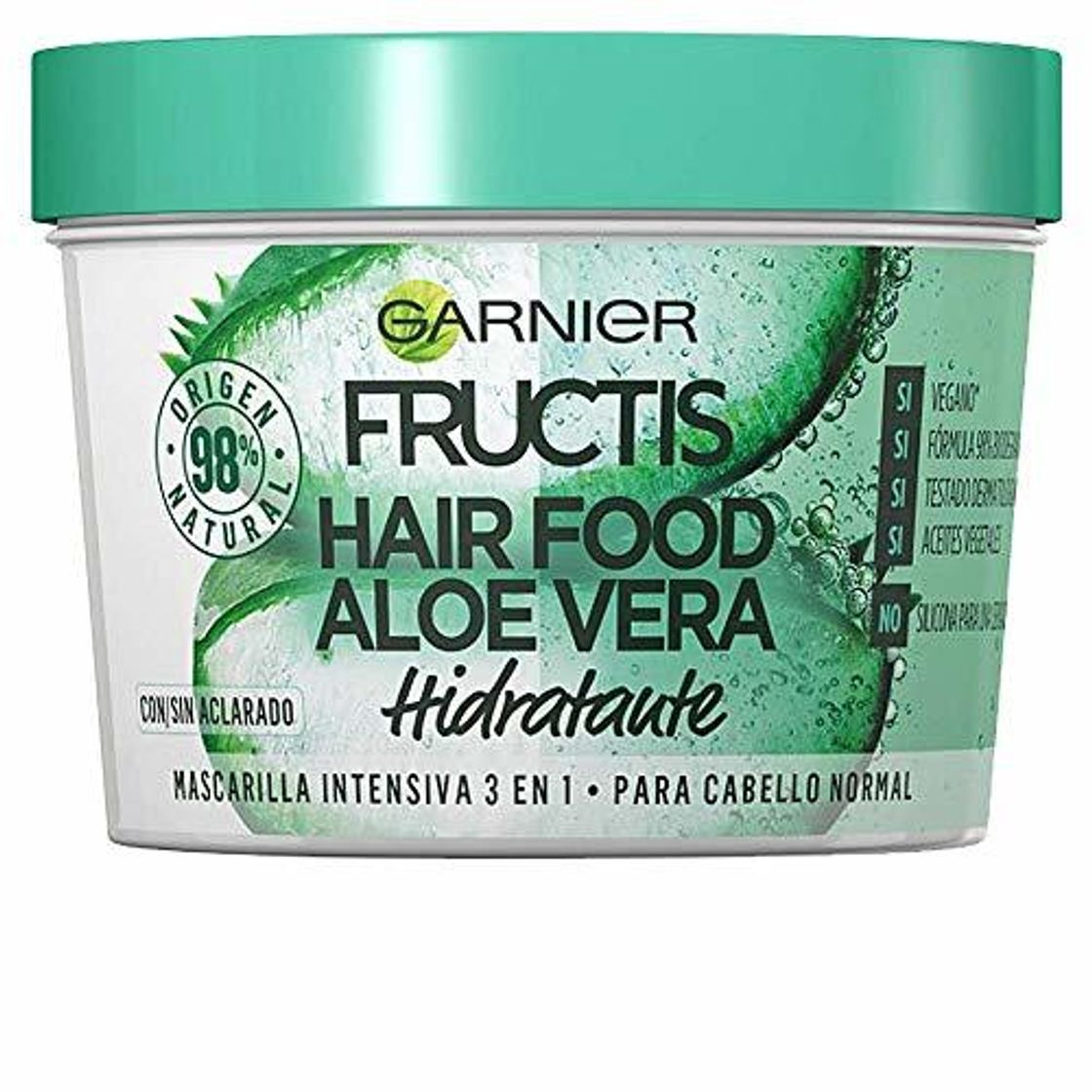 Social FRUCTIS HAIR FOOD aloe mascarilla hidratante 390 ml