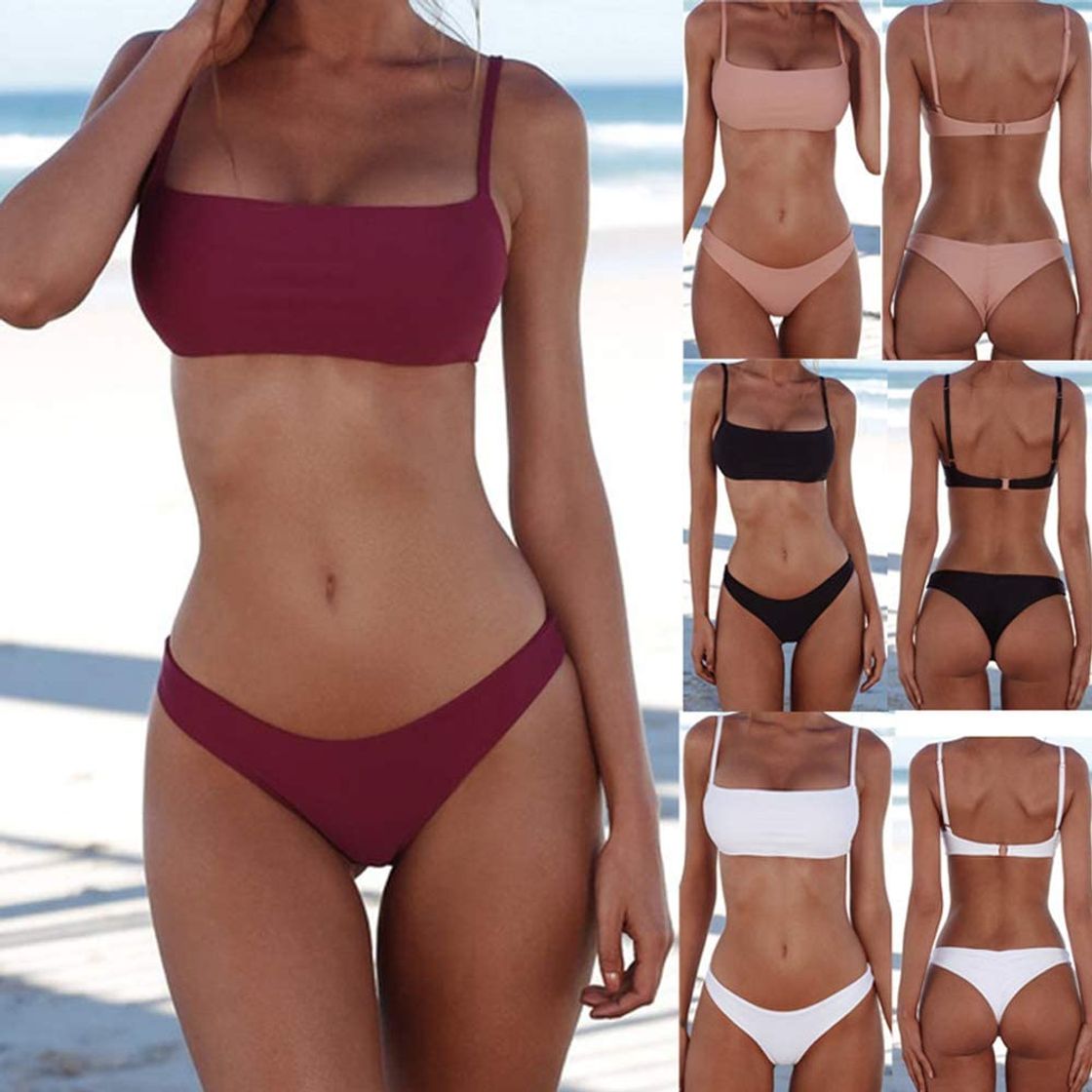 Moda Meizas Conjuntos de Bikinis para Mujer Push Up Bikini Traje de baño