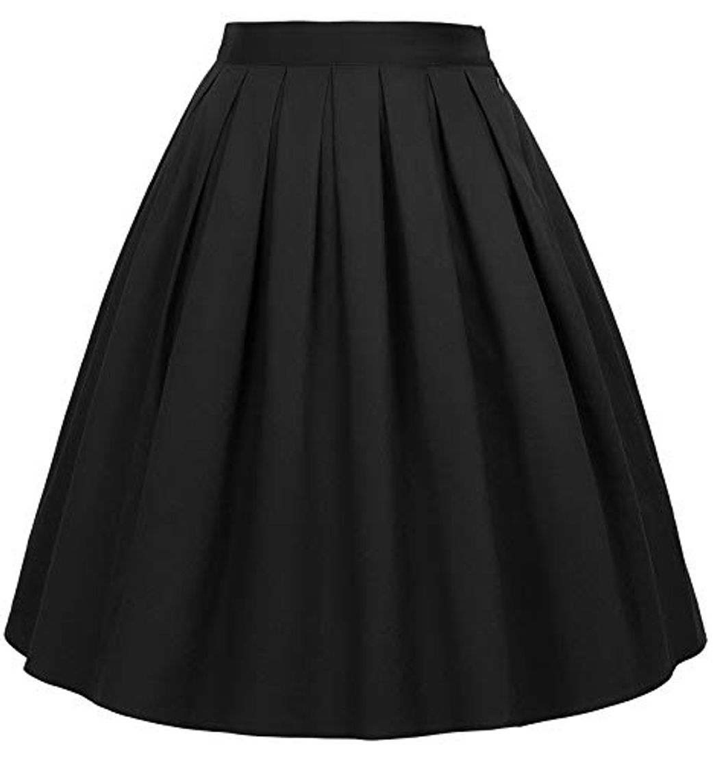 Social Faldas Blancas Floral Negro Cortas Vintage Pin Up XL 28#