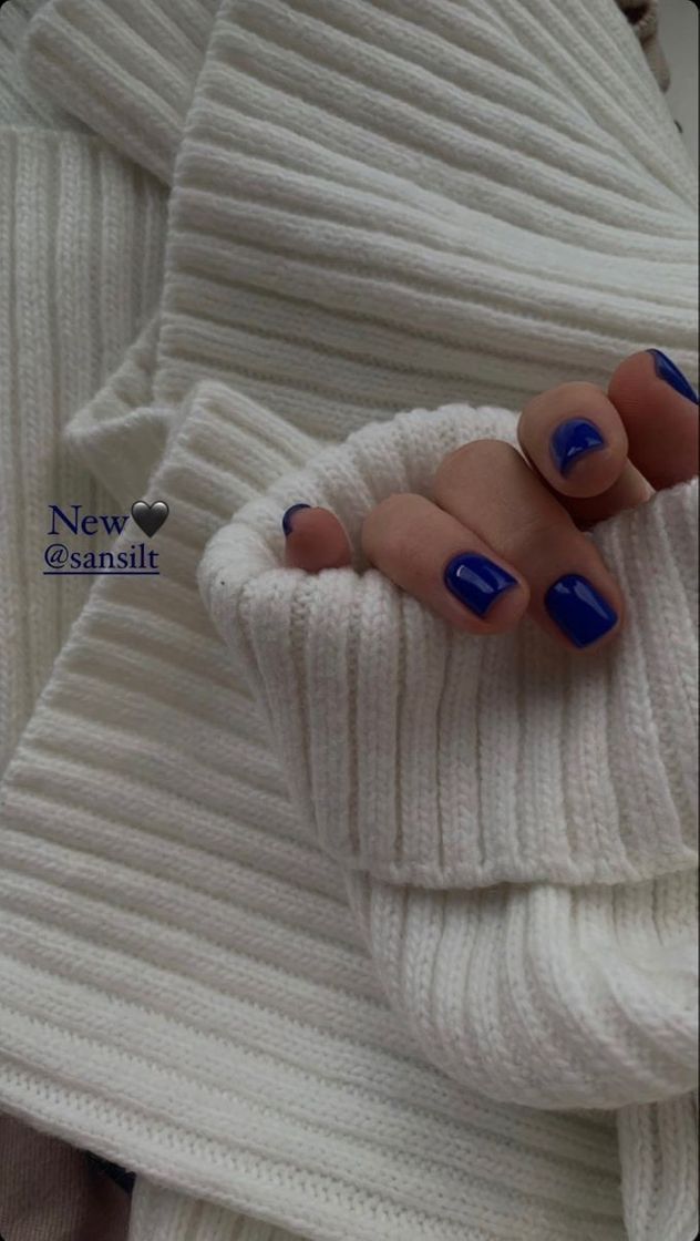 Fashion Uñas azul