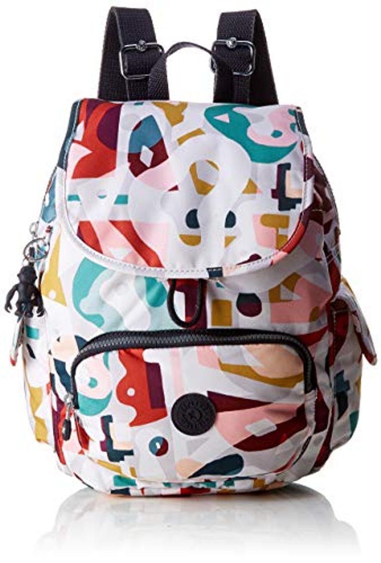 Social Kipling City Pack S, Mochila para Mujer, Multicolor