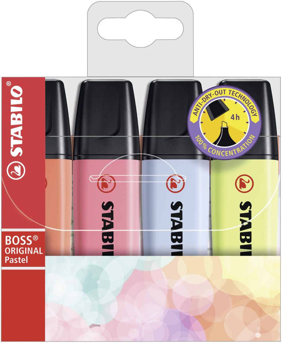 Social Marcador STABILO BOSS ORIGINAL Pastel
