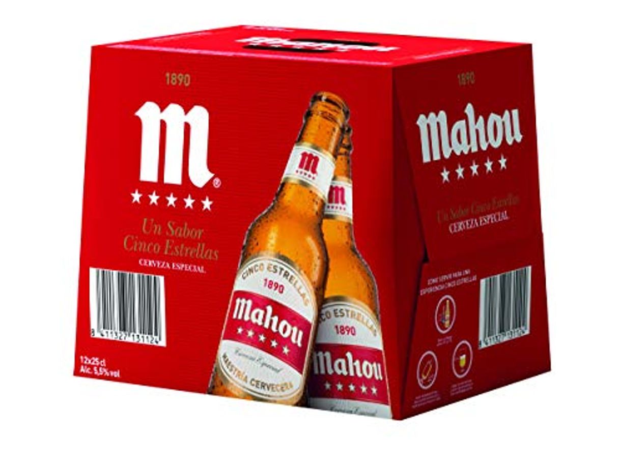 Mahou 5 Estrellas Cerveza Dorada Lager