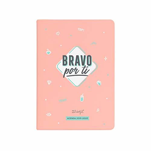 Product Mr Wonderful 2019/20 Diario - Agenda Clásica "Bravo por ti"