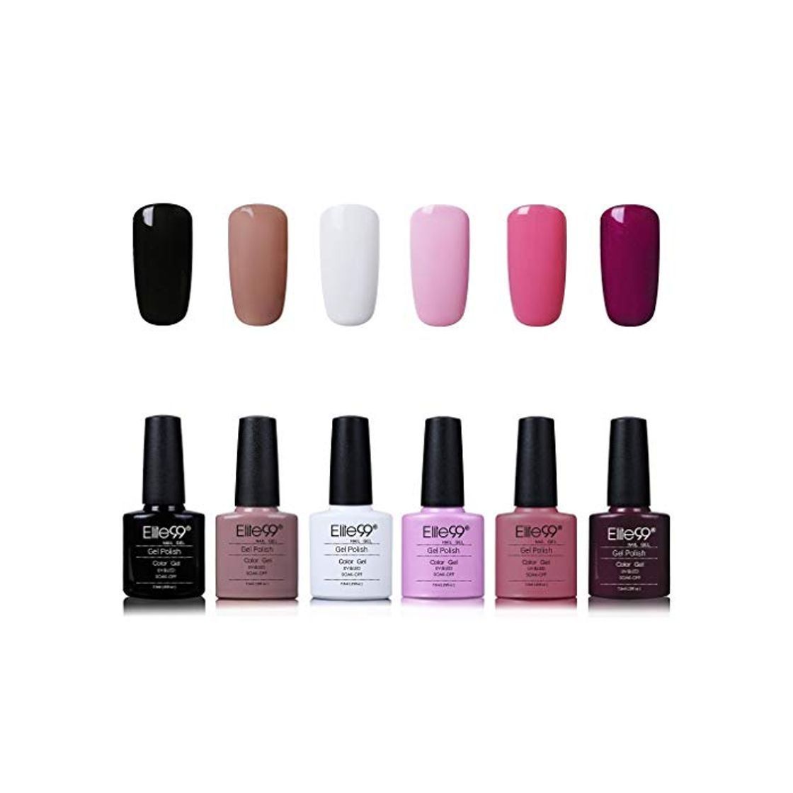 Social Elite99 Esmaltes Semipermanentes de Uñas en Gel UV LED
